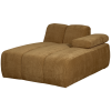 377460 H 02 VS WE Mojo chaise longue element rechts geweven ribstof honig geel SA