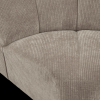 377458 D 01 VS WE Mojo hoekelement geweven ribstof donker zand detail