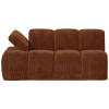 377454 R 03 VS WE Mojo 1 5 zits met arm links geweven ribstof roest bruin