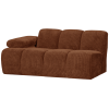377454 R 02 VS WE Mojo 1 5 zits met arm links geweven ribstof roest bruin SA