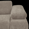 377453 D 01 VS WE Mojo 1 zits met arm rechts geweven ribstof donker zand detail
