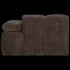 377453 B 06 VS WE Mojo 1 zits met arm rechts geweven ribstof bruin AK1
