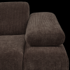 377453 B 01 VS WE Mojo 1 zits met arm rechts geweven ribstof bruin detail