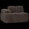 377452 B 04 VS WE Mojo 1 zits met arm links geweven ribstof bruin