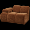 377452 R 02 VS WE Mojo 1 zits met arm links geweven ribstof roest bruin SA