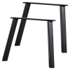 375092 BN 01 VS FA Set van 2 Haarlem 4 standen poot eiken blacknight SA