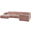 375075 T 03 VS WE Cloud hoekbank rechts geweven chenille taupe