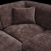 375075 W 01 VS WE Cloud hoekbank rechts geweven chenille warm bruin detail