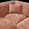 375074 E 01 VS WE Cloud hoekbank links geweven chenille terra detail
