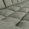 379013 FR 01 VS WE Second date chaise longue rechts structure velvet frost detail