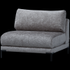 400486 DM 01 VS VT Couple loveseat element denim melange FA