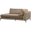 400485 MM 01 VS VT Couple lounge element rechts mud melange FA