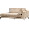 400485 NM 01 VS VT Couple lounge element rechts naturel melange FA