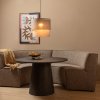 200419 D 200426 D 374032 D 200362 Z 01 SF BL Europa eetbank donkerbruin melange Maan eettafel donkerbruin Kelk hanglamp VIERKANT