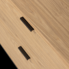 373651 E 01 VS WE Silas tv meubel 180cm eiken melamine detail