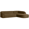 801251 BR 02 VS BP Sloping hoekbank rechts structure velvet brass SA