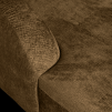801250 BR 02 VS BP Sloping hoekbank links structure velvet brass detail