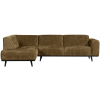 378652 BR 01 VS BP Statement hoekbank rechts structure velvet brass