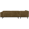 378652 BR 03 VS BP Statement hoekbank rechts structure velvet brass AK1