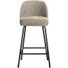 800294 WH 01 VS BP Vogue barstoel 65cm structure velvetwheat field