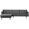 800905 MO 01 VS WH Rodeo chaise longue links structure velvet mountain