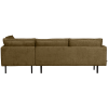 800971 BR 03 VS WH Rodeo hoekbank rechts structure velvet brass AK1