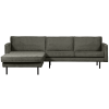 800905 FR 01 VS WH Rodeo chaise longue links structure velvet frost