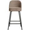 800294 K 01 VS BP Vogue barstoel 65cm fluweel khaki EA