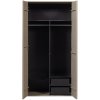 400496 M 03 VS VT Daily closet double 200x100cm grenen dakargrau
