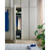 400496 M 400493 M 01 SF VT Daily closet double 200x100cm single 200x50cm grenen dakargrau