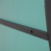 373940 Z 02 VS FA Romee organische spiegel metaal zwart 100x70cm detail