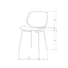 800207 Z 50 BT Close In dining chair