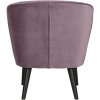 375690 WL 04 VS FA Sara Fauteuil fluweel warm lila AK1