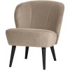 375690 KG 02 VS FA Fauteuil fluweel khaki EA