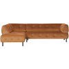 373680 C 01 VS WE Lloyd hoekbank links gewassen fluweel cinnamon PS EA