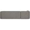 801250 G 03 VS BP Sloping hoekbank links grijs melange PS AK1
