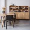 373585 B 376038 377425 Z 02 SF WE Gravure new wandkast Tablo tafelblad organisch Karel stoel zwart VIERKANT