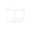 377300 Z 50 BT Sammy eettafel