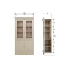 CHOW 4-DRS CABINET PINE DAKARGRAU