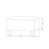 400434 G 400434 C 50 BT Hollandia hocker