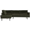 800972 156 01 VS BP Rodeo hoekbank links velvet dark green hunter EA