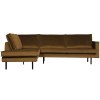 800972 14 01 VS BP Rodeo hoekbank links velvet honing geel EA