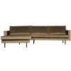 800905 12 01 VS BP Rodeo chaise longue links velvet taupe EA