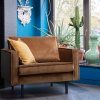 800541 14 800090 M 01 SF BP Rodeo fauteuil honing geel Tassel kussen mosterd VIERKANT