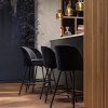 800294 Z 800131 B 01 SF BP Vogue barstoel zwart Stream hanglamp glas VIERKANT