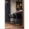 800294 Z 800131 B 02 SF BP Vogue barstoel zwart Stream hanglamp glas