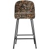 800294 Q 01 VS BP Vogue barstoel 65 cm fluweel bouquet zwart PS EA