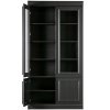 800278 Z 03 VS BP Organize vitrine kast 44 cm grenen zwart
