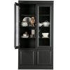 800278 Z 05 VS BP Organize vitrine kast 44 cm grenen zwart