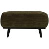 378663 W 01 VS BP Statement hocker platte brede rib warm groen 80x55cm PS EA